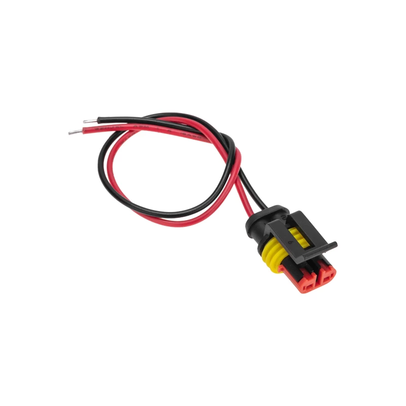 DJ7031-1.5-11 автомобильный разъем штекер с проводом 20см (3-х контактный)