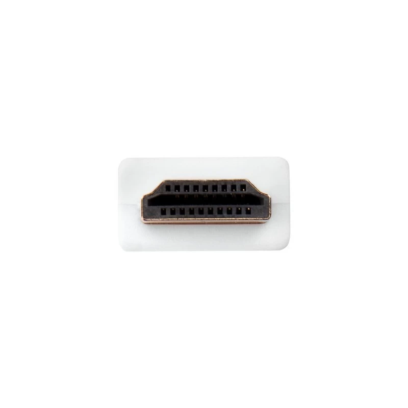Кабель HDMI - HDMI 1.4, 2м, Gold, белый REXANT