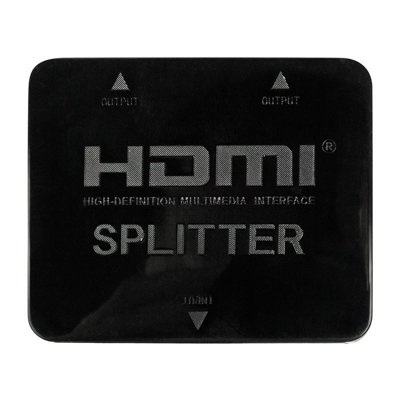 Делитель гнездо HDMI на 2 гнезда HDMI, пластик REXANT