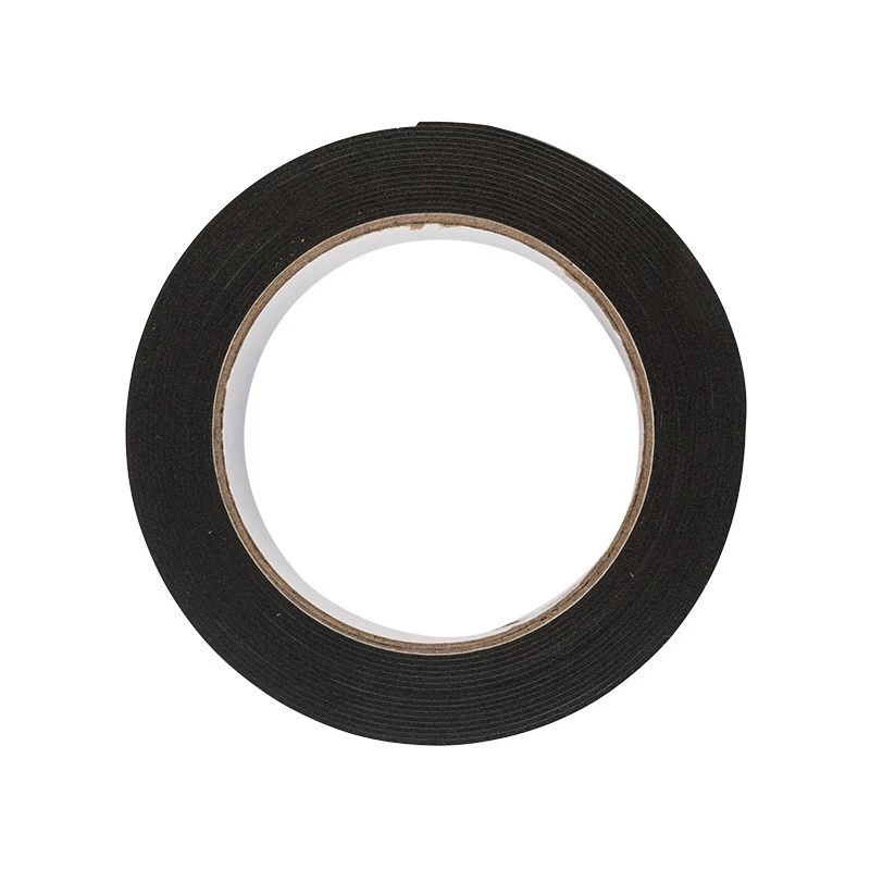 Двухсторонний скотч REXANT, черная, вспененная ЭВА основа, 30 мм, ролик 5 м