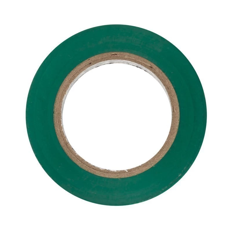 Изолента ПВХ REXANT 15 мм х 20 м, зеленая, упаковка 10 роликов