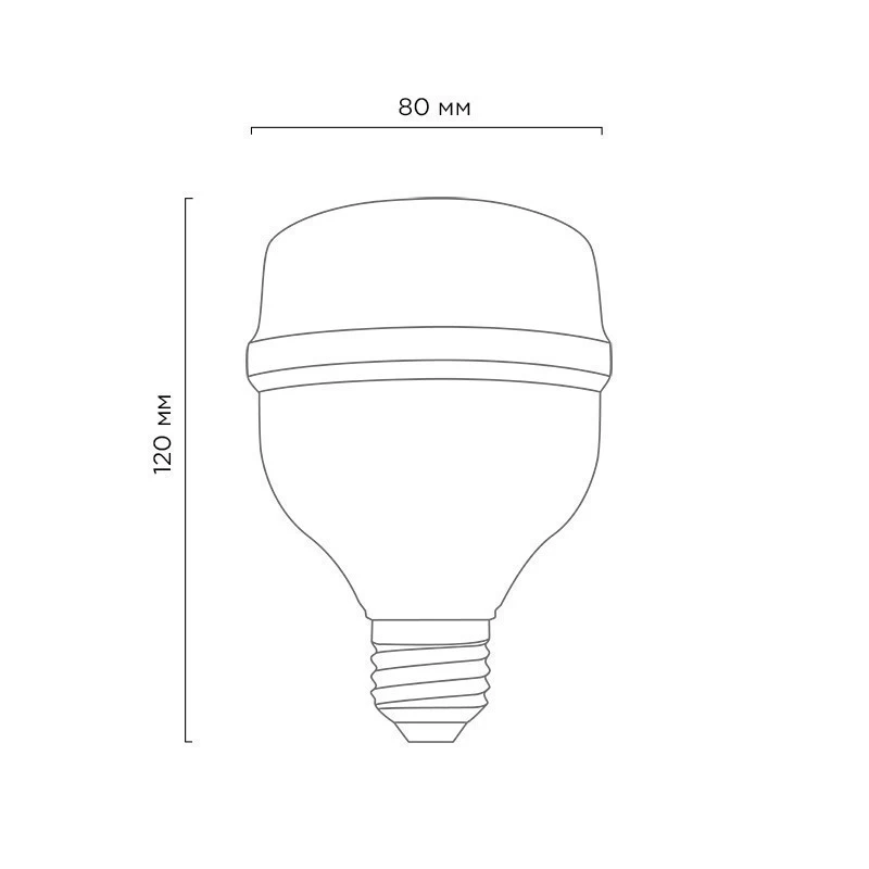 Лампа светодиодная высокомощная COMPACT 30Вт E27 с переходником на E40 2850Лм 4000K нейтральный свет REXANT