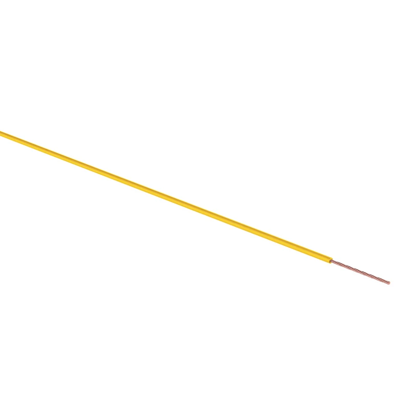 Провод ПГВА 1х0.50 мм², желтый, бухта 100м REXANT