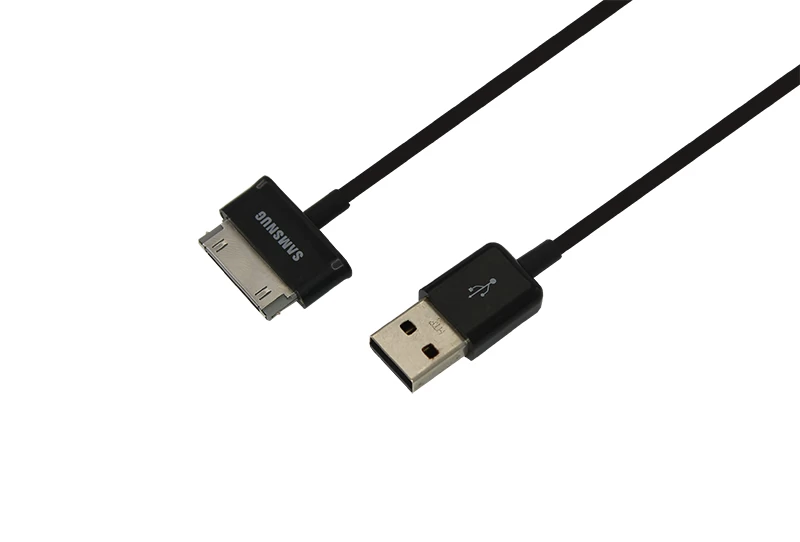 Кабель USB для Samsung Galaxy Tab, 1А, 1м, ПВХ, черный REXANT