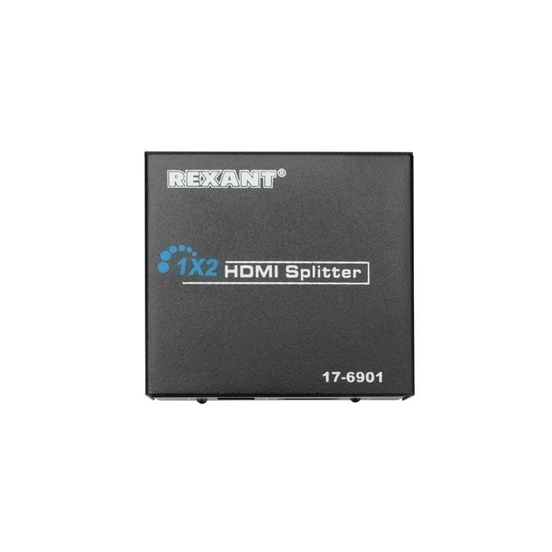 Делитель гнездо HDMI на 2 гнезда HDMI, металл REXANT