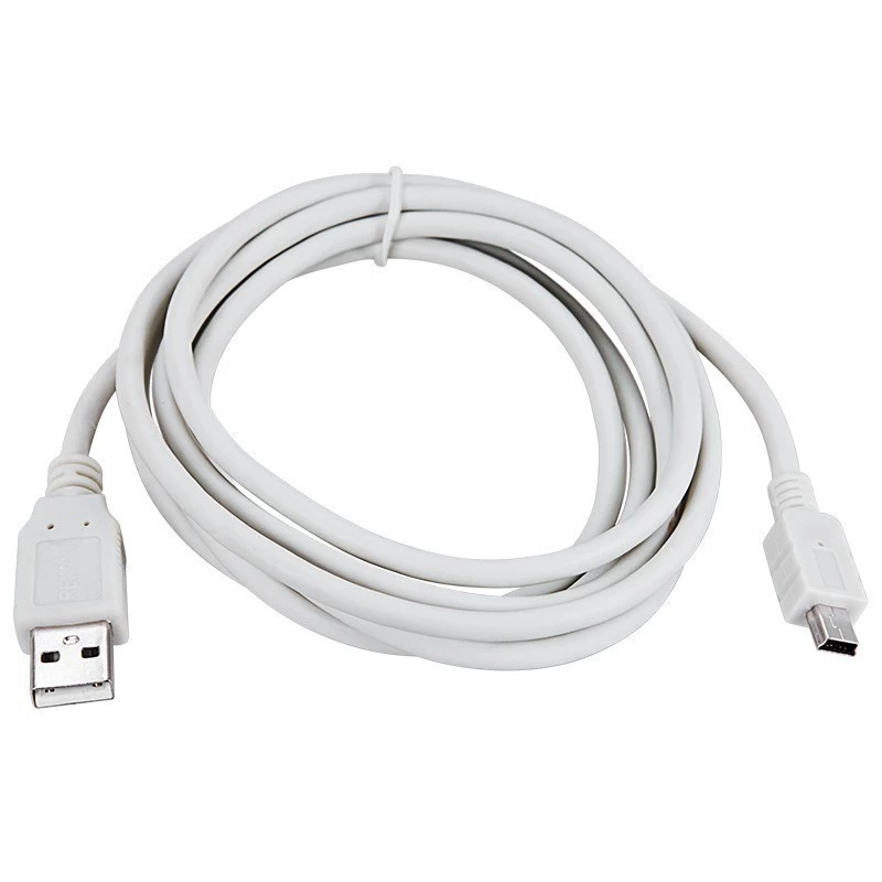 Кабель USB-A – mini USB, 2,4А, 3м, ПВХ, серый REXANT