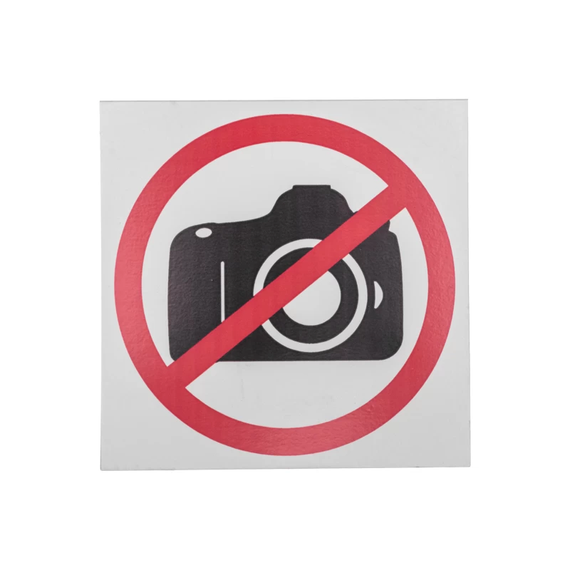 Табличка ПВХ запрещающий знак «Фотосъемка запрещена» 150х150 мм REXANT