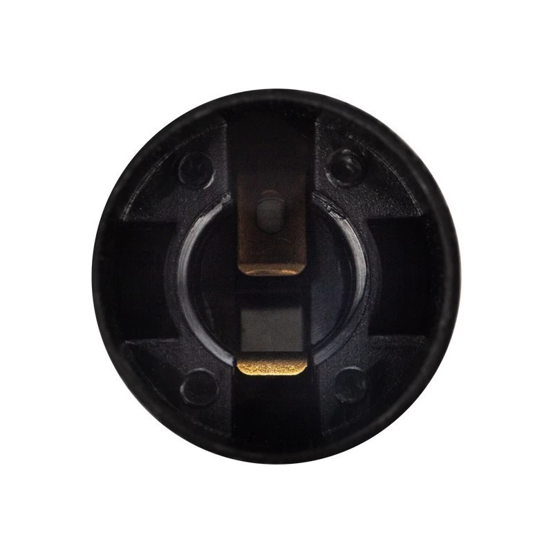 Патрон пластиковый термостойкий подвесной Е14, черный REXANT
