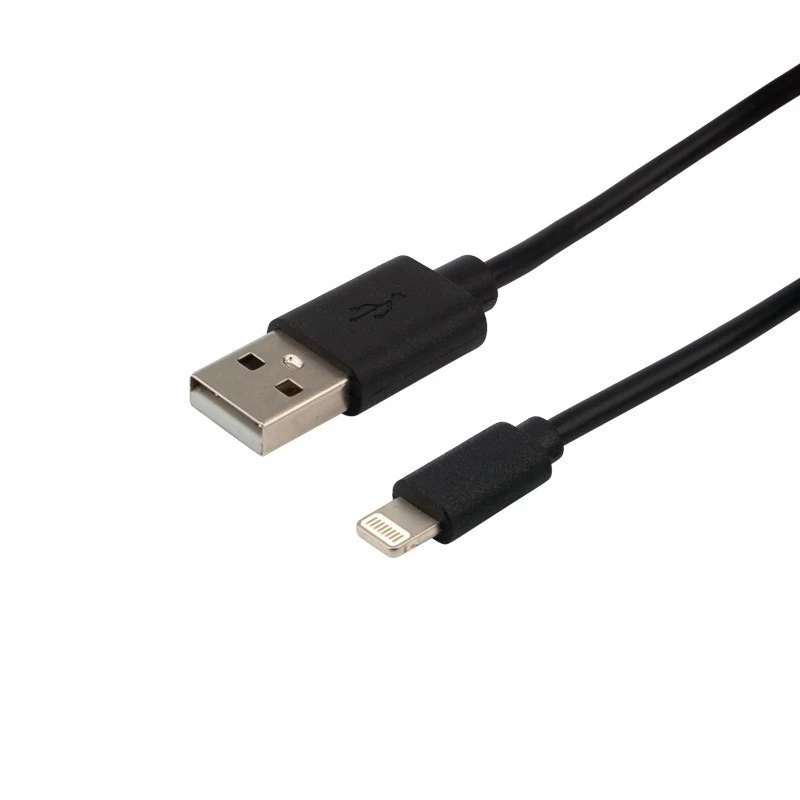 Кабель USB-A – Lightning для Apple, 1А, 1м, ПВХ, черный REXANT