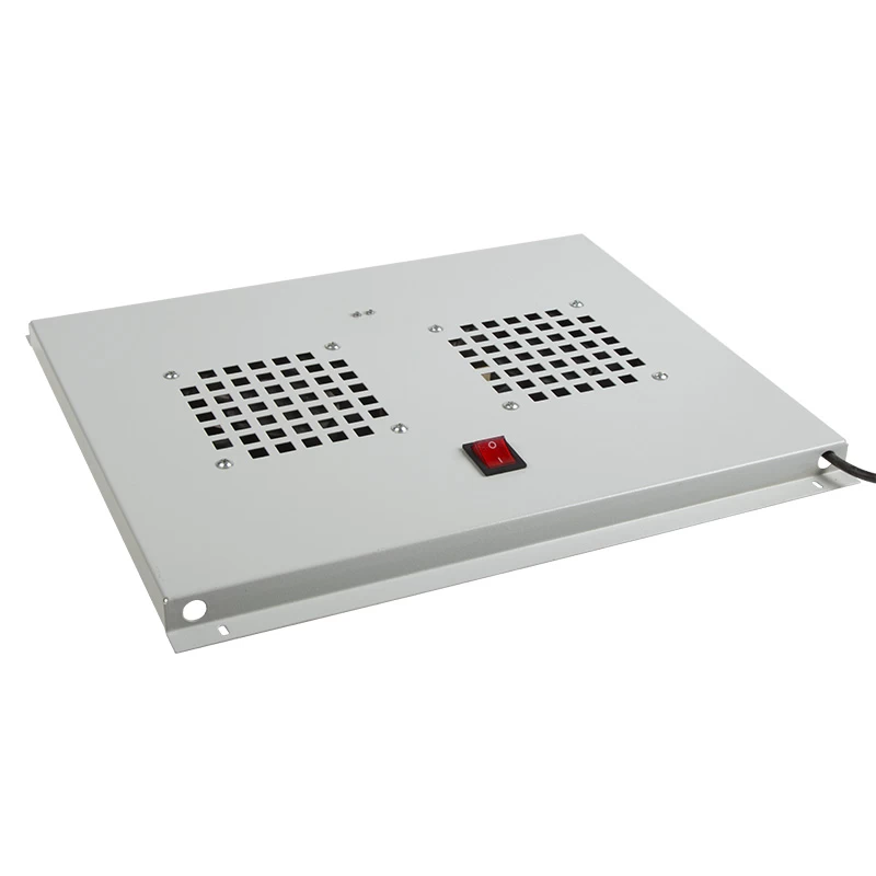 Модуль вентиляторный потолочный с 2-мя вентиляторами, без термостата, для шкафов серии Standart с глубиной 600мм REXANT